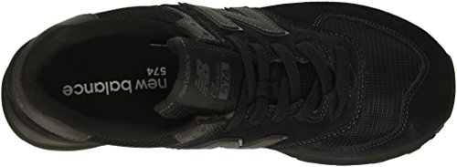 New Balance Hombre 574v2-core Trainers Zapatillas, Negro (Triple Black), 46.5 EU