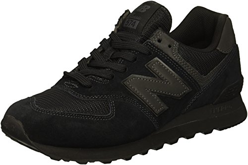 New Balance Hombre 574v2-core Trainers Zapatillas, Negro (Triple Black), 46.5 EU