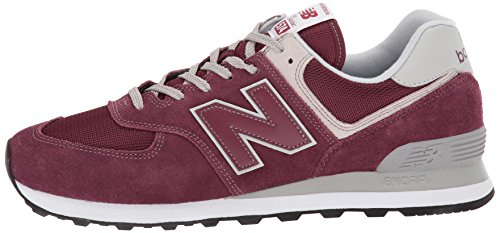 New Balance Hombre 574v2-core Trainers Zapatillas, Rojo (Burgundy), 44 EU