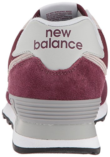 New Balance Hombre 574v2-core Trainers Zapatillas, Rojo (Burgundy), 44 EU