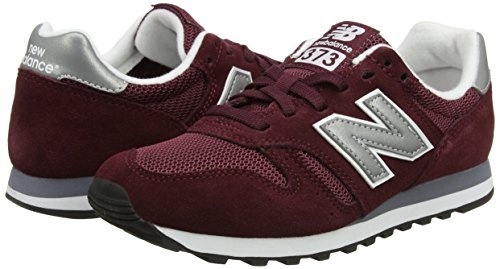 New Balance ML373, Zapatillas para Hombre, Rojo (Burgundy/Silver), 46.5 EU