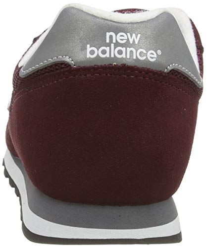 New Balance ML373, Zapatillas para Hombre, Rojo (Burgundy/Silver), 46.5 EU