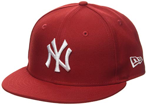 New Era New York Yankees MLB Basic - Gorra, color rojo y blanco