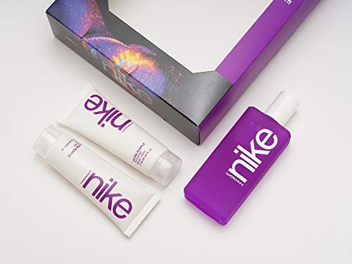 Nike Ultra Purple Woman EdT 100ml/ Gel Baño 75ml/ Body Lotion 75ml