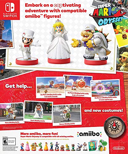 Nintendo - Colección Super Mario, Figurina Amiibo Mario Odyssey