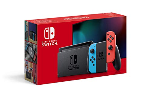 Nintendo Switch - Consola Nintendo Switch Rojo / Azul neón (Modelo 2019) + Mario Kart 8 Deluxe - Edición limitada