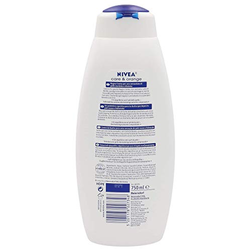 NIVEA 80979 Gel 750ML Care & Orange, Negro, Estandar