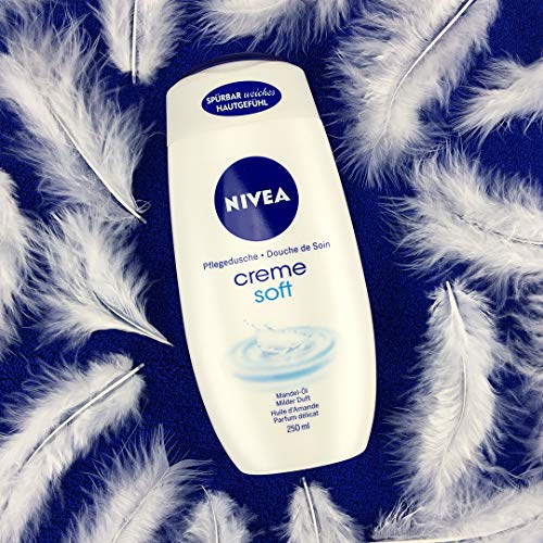 Nivea - Creme soft, crema de ducha, pack de 4 (4 x 250 ml)