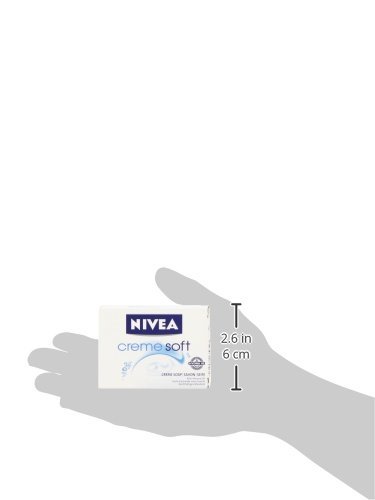 Nivea Crème Soft - Jabón cremoso - Con aceite de almendra - 3 x 100 g