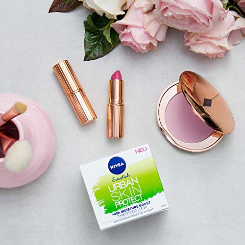 Nivea Cuidado con factor de protección Protección contra el medio ambiente Influencias elevado, luz de día, Urban Skin Protect, 3 Pack (3 x 50 ml)