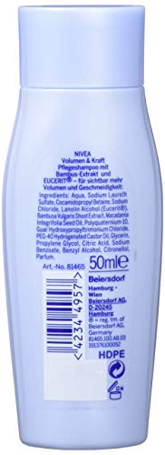 Nivea Cuidado Del Cabello Champú en probier tamaño, volumen & Fuerza, 1er Pack (1 x 50 ml)