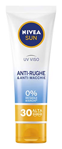 Nivea Sun - Crema solar para el rostro con protección UV, antiarrugas y antimanchas, FP30, protección alta, 50 ml