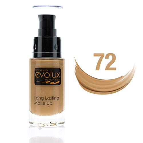 NOCHE Y DIA EVOLUX BY NIGHT & DAY Maquillaje Mate y Fijo Larga Duración Color N.72 Evolux Long Lasting Make Up - 30 ml.