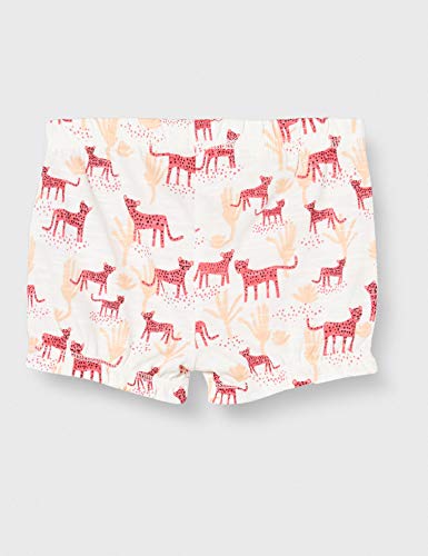 Noppies G Diaper Short Cranston AOP Pantalones Cortos, Multicolor (Rouge Red P160), 62 para Bebés