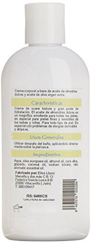 Notaliv Cosmética Natural Body milk almendras dulces bebe - 200 ml