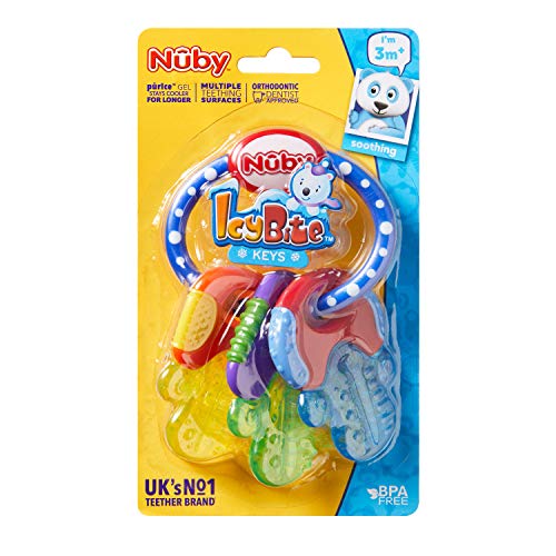 NUBY Llaves de dentición refrigerantes con pureICE Gel