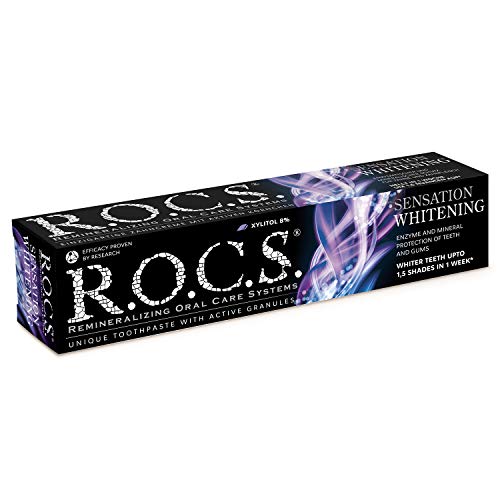 ¡Nuevo! Dentífrico blanqueador R.O.C.S. Sensation Whitening