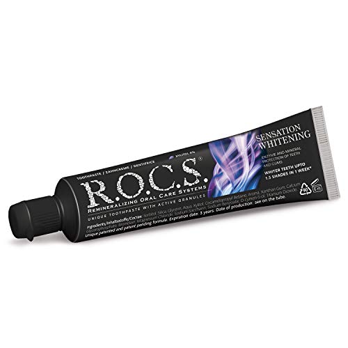 ¡Nuevo! Dentífrico blanqueador R.O.C.S. Sensation Whitening