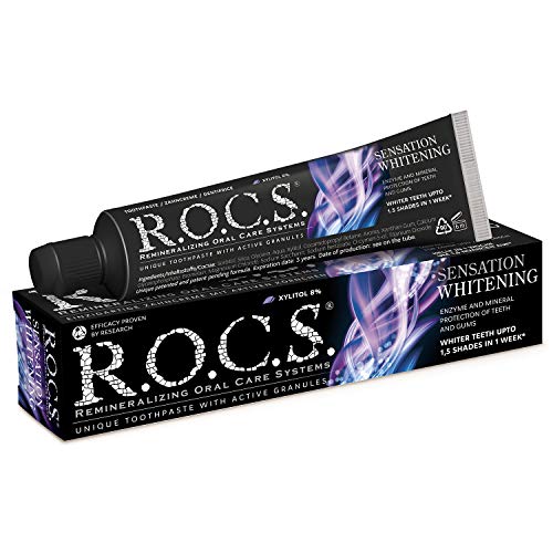 ¡Nuevo! Dentífrico blanqueador R.O.C.S. Sensation Whitening