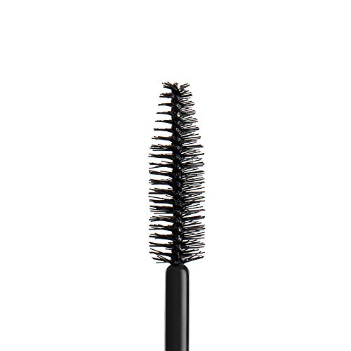 NYX PROFESSIONAL MAKEUP Máscara de pestañas Worth the Hype Mascara, Volumen y longitud, Cepillo de punta cónica llega a todas las pestañas, Aceite de jojoba, Tono: Negro