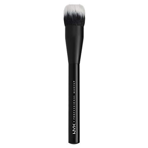 NYX Professional Makeup NYX Professional Makeup brocha para Maquillaje Fluido Pro Sual Brush 4 de Doble Fibra, Mujer, Multicolor, Talla única