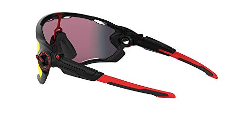 OAKLEY 0OO9290 Gafas de sol para Unisex, Negro Mate/Rojo, 0