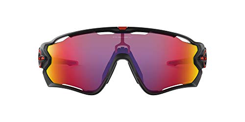 OAKLEY 0OO9290 Gafas de sol para Unisex, Negro Mate/Rojo, 0