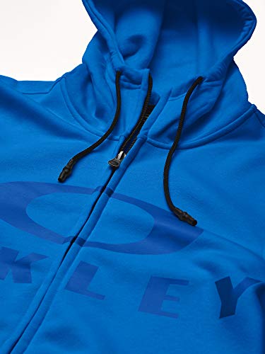 Oakley Sudadera con Cremallera Bark Ozone (M, Azul)