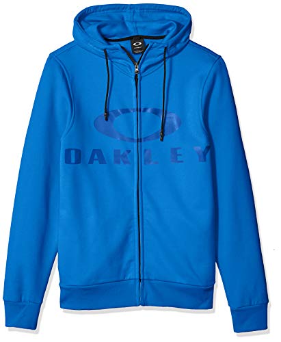 Oakley Sudadera con Cremallera Bark Ozone (M, Azul)