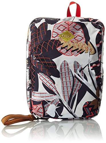 Oilily Folding Classic Backpack, Mochila Para Mujer, Multicolor (Charcoal), 16x41x33 cm (B x H x T)