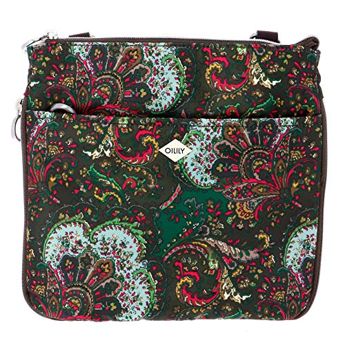 Oilily Picnic Mvz - Bolso al hombro para mujer (7 x 24 x 25 cm), color Verde, talla 7x24x25 cm (B x H x T)