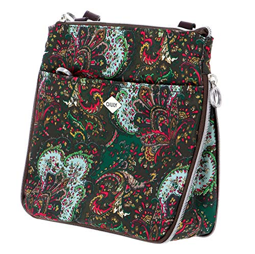 Oilily Picnic Mvz - Bolso al hombro para mujer (7 x 24 x 25 cm), color Verde, talla 7x24x25 cm (B x H x T)