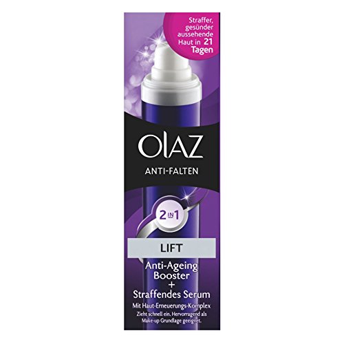 Olaz Antiarrugas - Crema de Día 2 en 1 acción anti-envejecimiento y serum reafirmante, 30ml