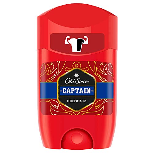 Old Spice Captain - Desodorante Stick, pack de 6 x 50 ml, total de 300 ml