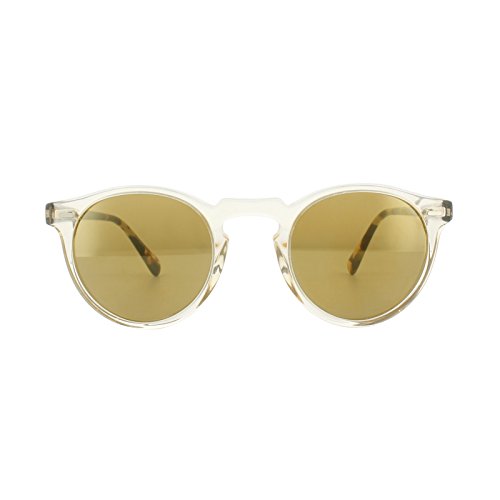 Oliver Peoples - GREGORY PECK SUN OV 5217/S, Redondo, acetato, hombre, BUFF DTB/GOLD MIRROR(1485/W4), 47/23/150