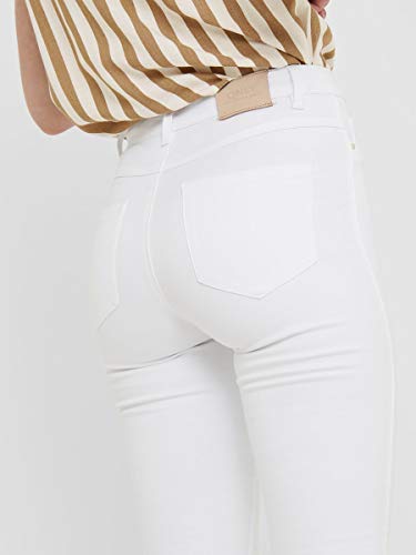 Only NOS Onlroyal HW SK Jeans Noos Vaqueros, Blanco (White White), 34W / 32L (Talla del Fabricante: XS) para Mujer