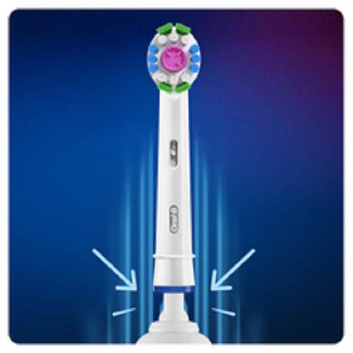 Oral-B 3D White Cabezales de recambio para cepillo eléctrico con tecnología CleanMaximiser, paquete de 3 unidades