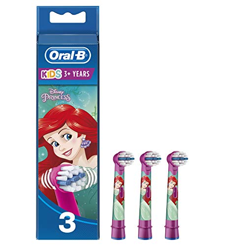 Oral-B Kids - Cabezales de Recambios, Apto para Niños Mayores de 3 Años, 1 Pack de 3 unidades, Modelos surtidos