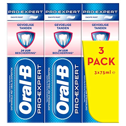 Oral-B Manual Pro-Expert Protección Del Esmalte Dental 3 Unidades 225 ml