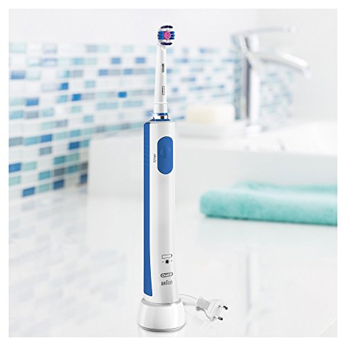 Oral-B Pro 600 3D White - Cepillo de Dientes Eléctrico con Tecnología Braun