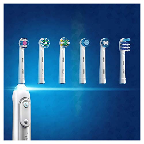 Oral-B TriZone Cabezal de Recambio, Set de 5 Recambios para Cepillo Eléctrico Recargable, sus Filamentos Realizan un Movimiento de Barrido entre los Dientes para una Limpieza Profunda