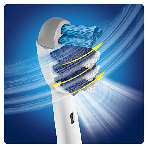 Oral-B TriZone Cabezal de Recambio, Set de 5 Recambios para Cepillo Eléctrico Recargable, sus Filamentos Realizan un Movimiento de Barrido entre los Dientes para una Limpieza Profunda