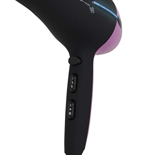 Orbegozo SE 2320 - Secador de pelo de 2200 W, color negro y rosa