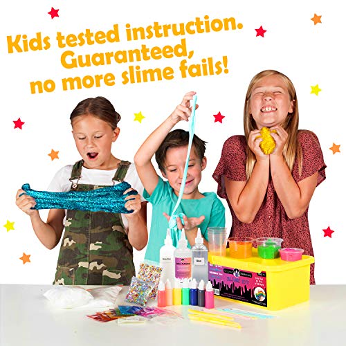 Original Stationery Kit de Slime - Implementos para hacer Slime de Cristal, Alien, Flexible, Brillante, Slime de Unicornio y más - Regalos para niñas y niños