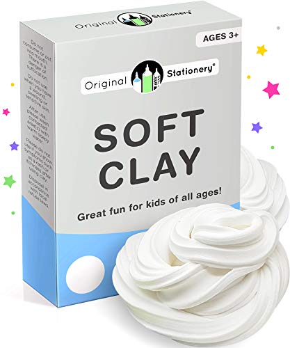 Original Stationery Soft Clay para Slime - Arcilla Suave o Pasta para Modelado Agrega al pegamento y a la espuma de afeitar para hacer un Slime de mantequilla 230 gramos - Sirve para 10 Slimes