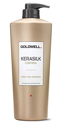 Oro Well Kera – Silk Control Champú con una brillante protezione dei colori, 1er Pack (1 x 1 l)