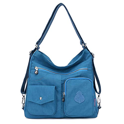 Outreo Mujer Bolsos de Moda Impermeable Mochilas Bolsas de Viaje Bolso Bandolera Sport Messenger Bag Bolsos Baratos Mano para Tablet Escolares Nylon