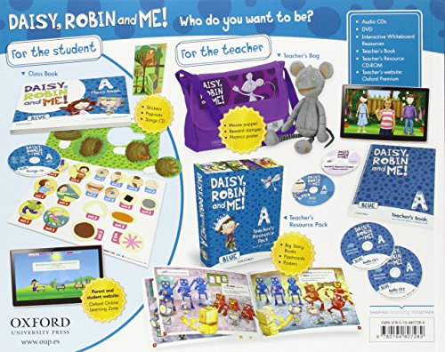 Pack Daisy, Robin & Me! Level A. Class Book (Blue Color) (Daisy, Robin and Me!) - 9780194807401