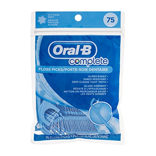 Pack de 75 aplicadores de hilo dental Oral-B, sabor menta