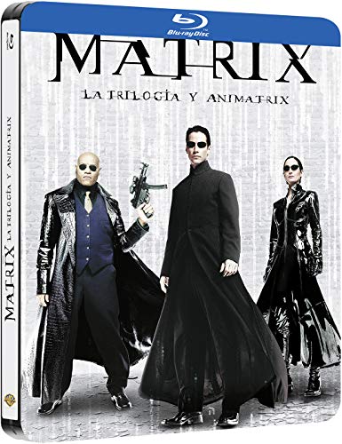 Pack Matrix Trilogia+Animatrix Black Metal Edition Blu-Ray [Blu-ray]